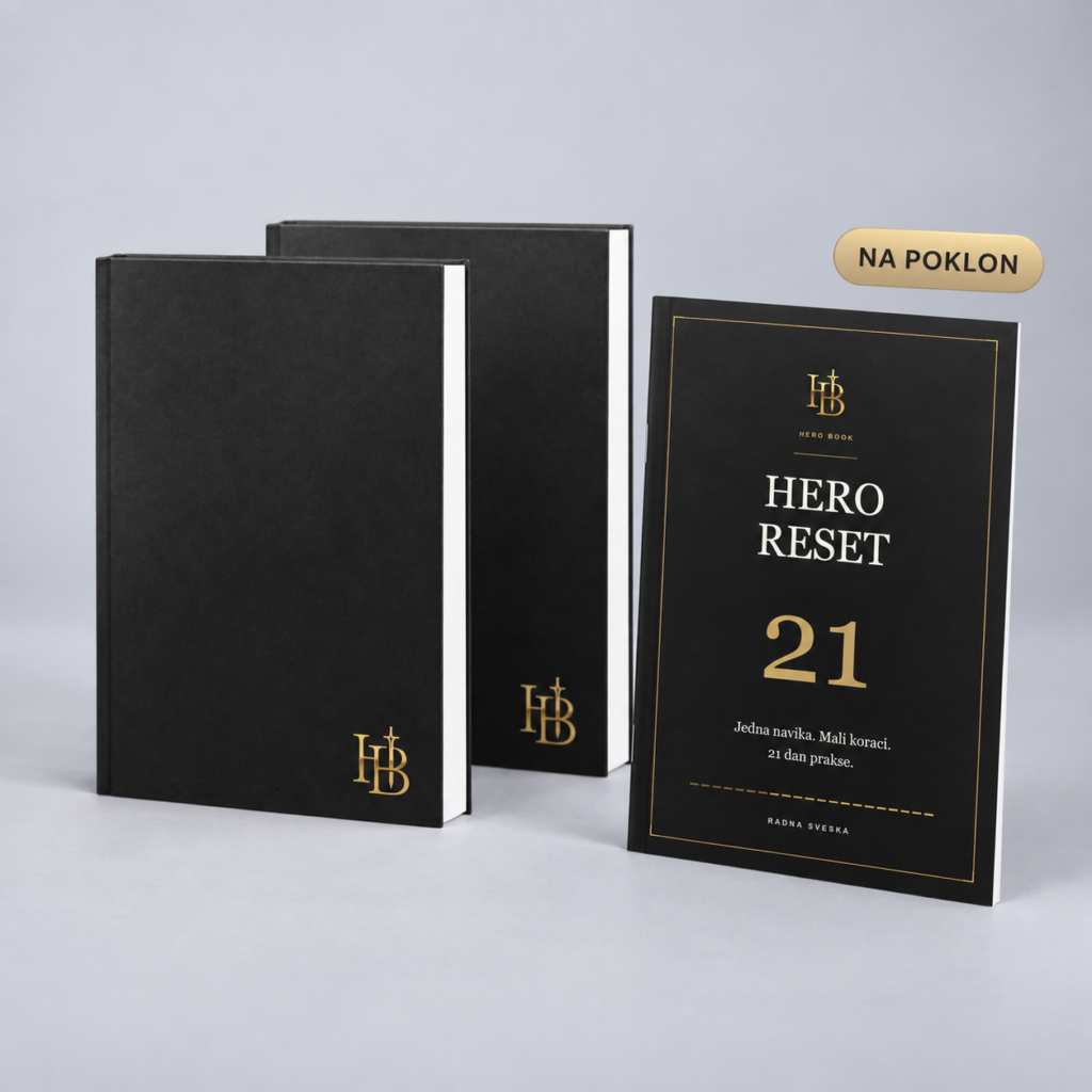 Paket: dve Hero Book knjige i Hero Reset 21 na poklon